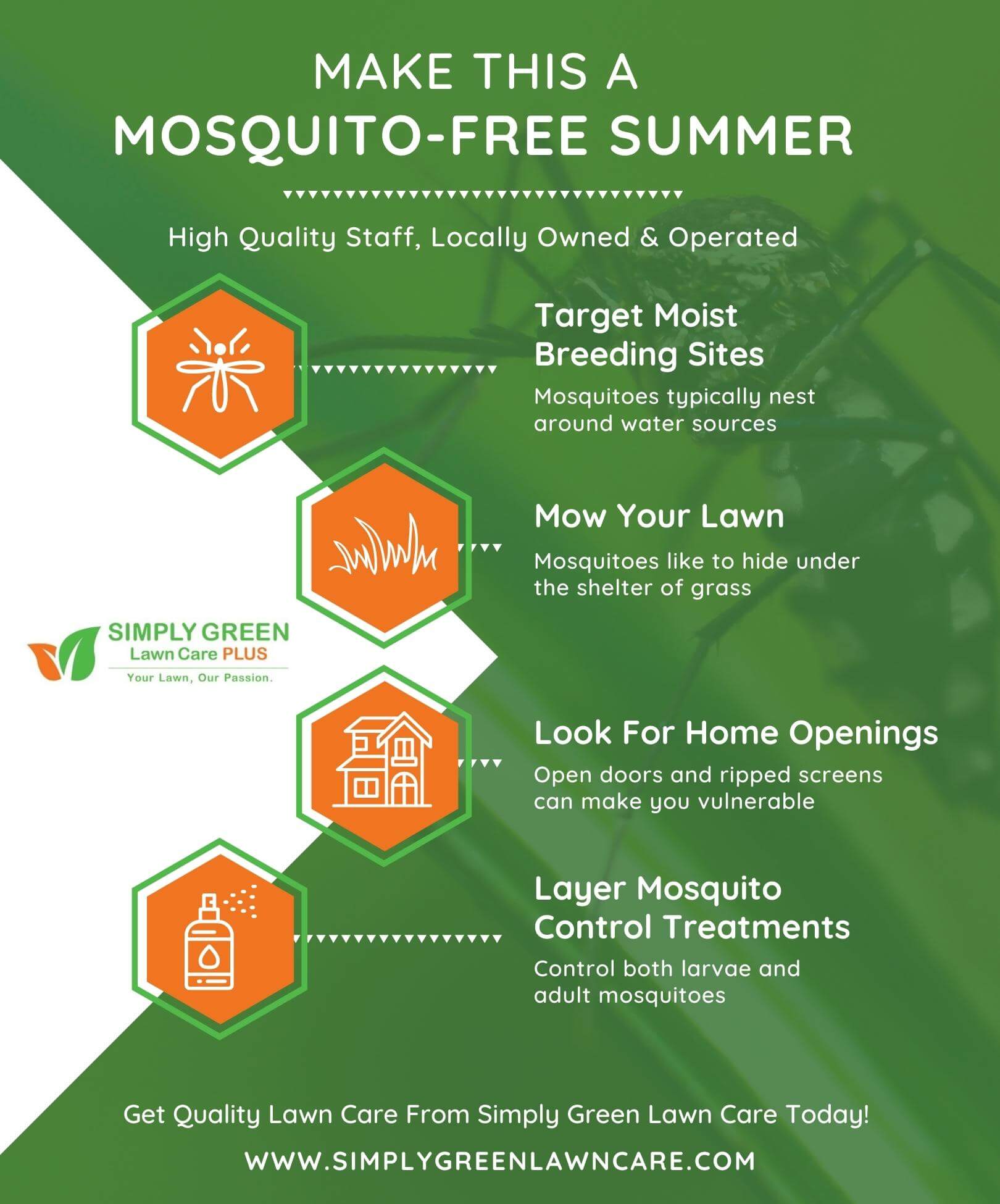 How to Get Rid of Mosquitoes Simply Green Lawn Care
