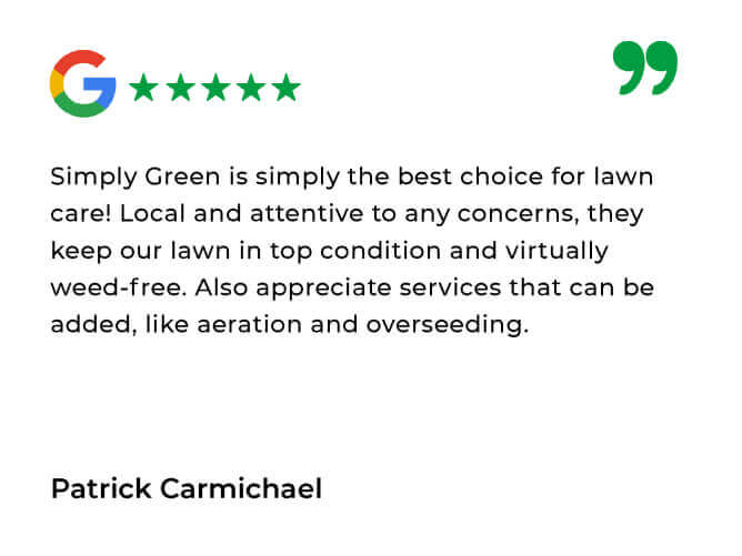 Simply Green Testimonials_Simply Green Google Review